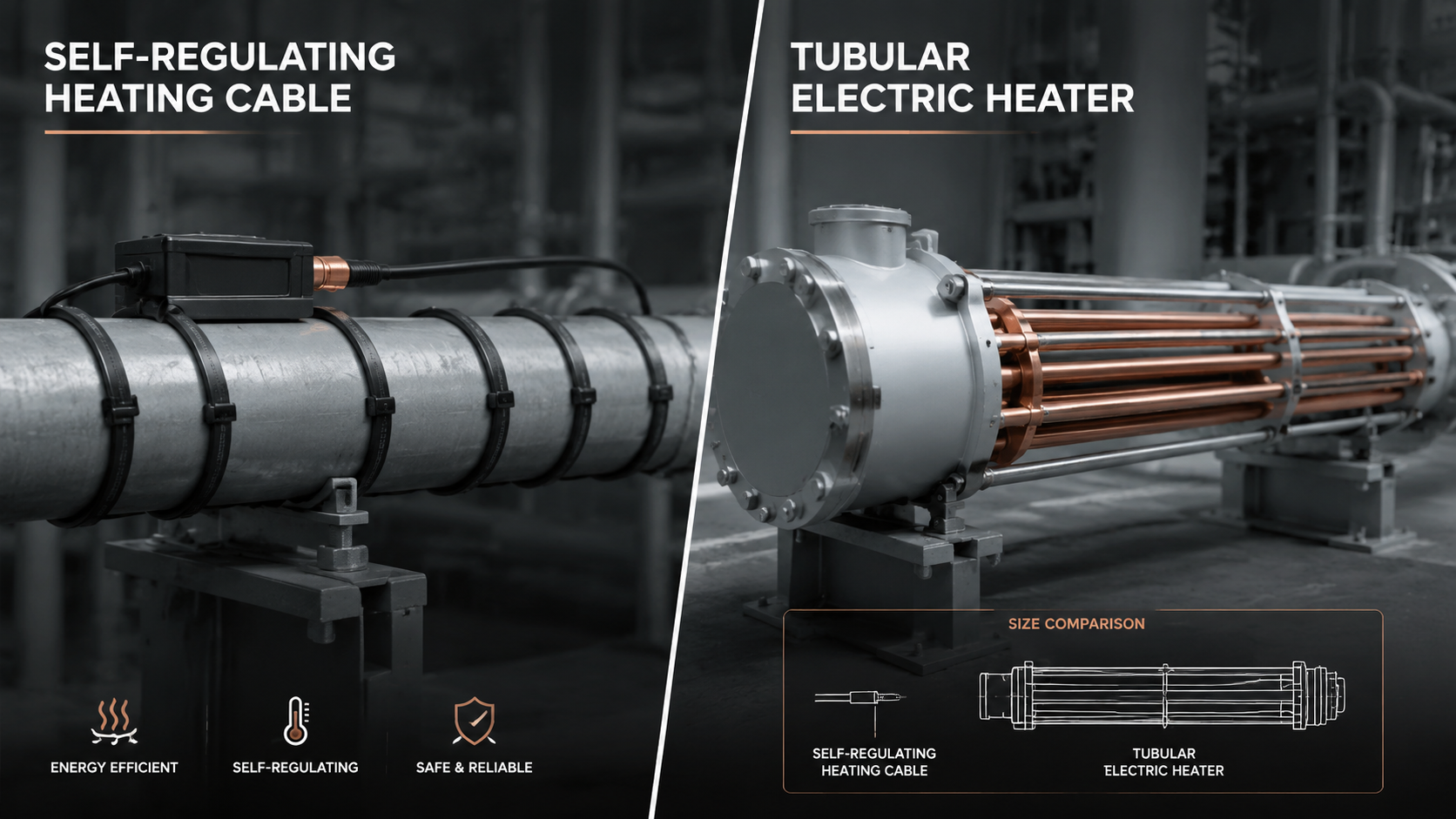 Саморегулирующийся кабель vs ТЭН